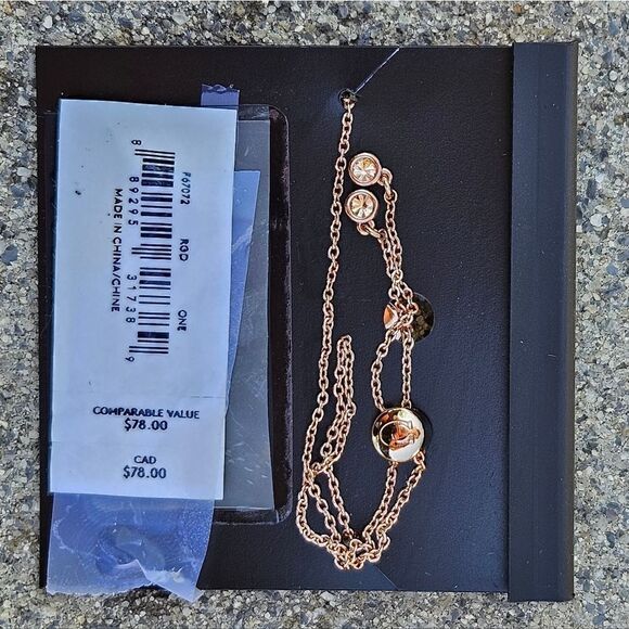 Coach Rose Gold slider bracelet New msrp $78 - Picture 11 of 16